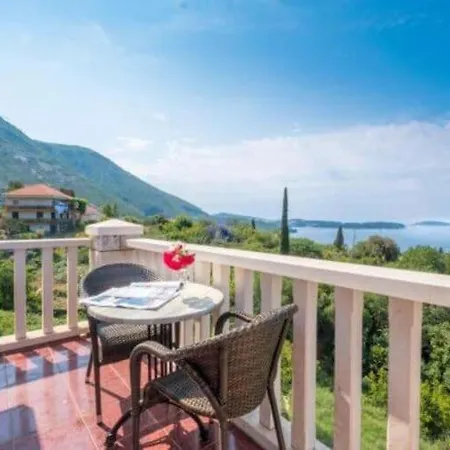 Panorama - Plat A4 - Premium One Bedroom With Terrace And Sea View Apartment Mlini