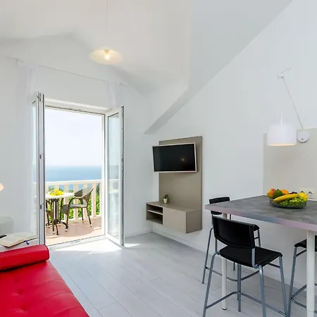 Panorama Dubrovnik A4 - Premium One Bedroom With Terrace And Sea View Lägenhet *